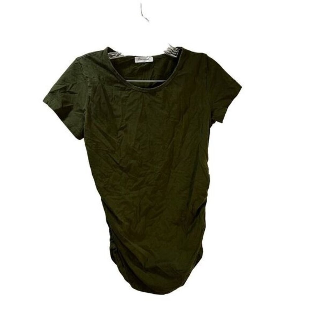Bearsland Green Shirt‎ Cinched Sides Small